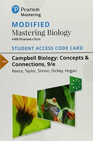 Cover of Modified Mastering Biology with Pearson Etext -- Standalone Access Card -- For Campbell Biology