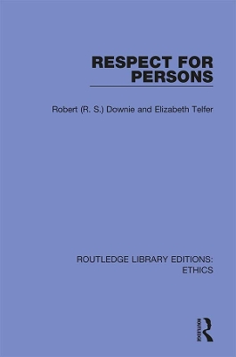 Book cover for Respect for Persons