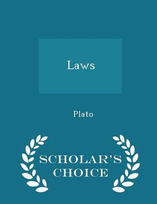 Book cover for Laws - Scholar's Choice Edition