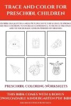 Book cover for Preschool Coloring Worksheets (Trace and Color for preschool children)