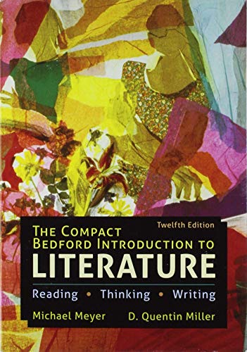 Book cover for The Compact Bedford Introduction to Literature 12e & Launchpad Solo for Literature (Six-Months Access)