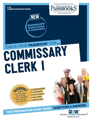 Book cover for Commissary Clerk I