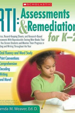 Cover of Rti: Assessments & Remediation for K-2