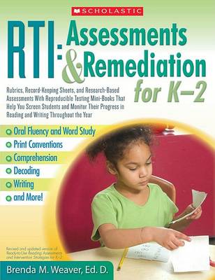 Book cover for Rti: Assessments & Remediation for K-2