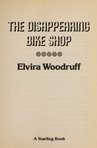 Book cover for The Disappearing Bike Shop