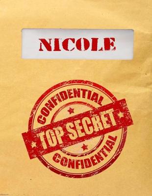 Book cover for Nicole Top Secret Confidential