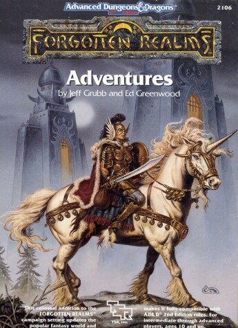 Book cover for Forgotten Realms Adv Hard Rulebook