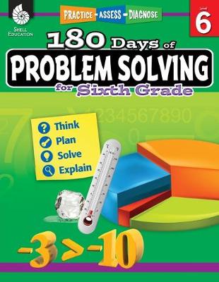 Book cover for 180 Days of Problem Solving for Sixth Grade