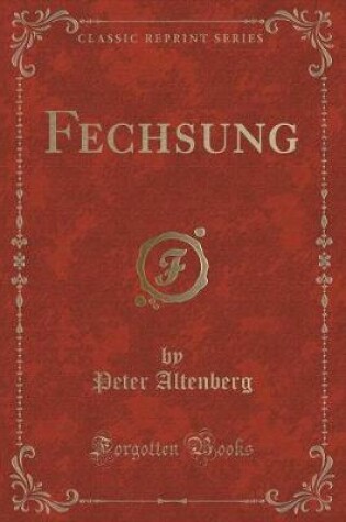 Cover of Fechsung (Classic Reprint)