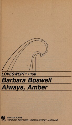 Book cover for Loveswept:Always, Amber