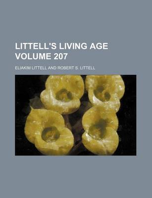 Book cover for Littell's Living Age Volume 207