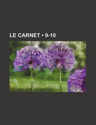 Book cover for Le Carnet (9-10)