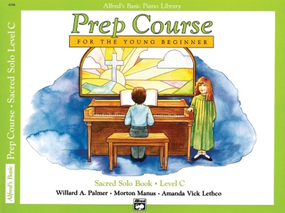 Book cover for Alfred's Basic Piano Library Prep Course Sacred C