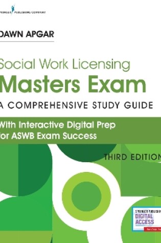 Cover of Social Work Masters Exam Guide