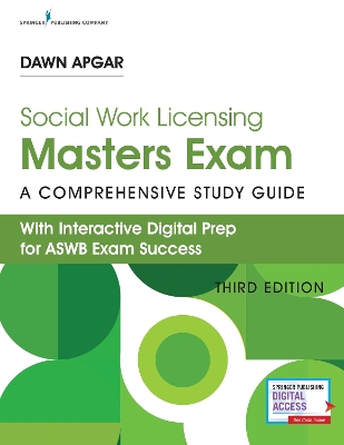 Book cover for Social Work Masters Exam Guide