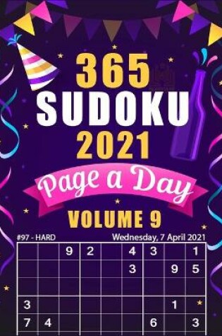 Cover of 365 Sudoku 2021 Page a Day Volume 9
