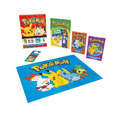 Book cover for Pokemon Mega Puzzle Collection