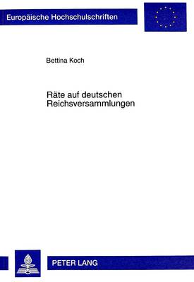 Book cover for Raete Auf Deutschen Reichsversammlungen