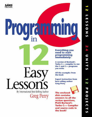 Book cover for C Programming in 12 Easy Lessons