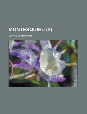 Book cover for Montesquieu (2)