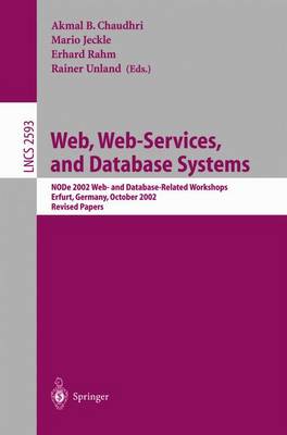 Cover of Web, Web-Services, and Database Systems