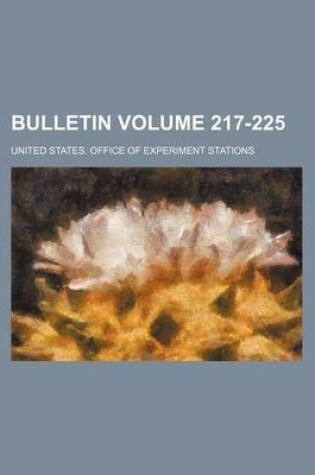 Cover of Bulletin Volume 217-225