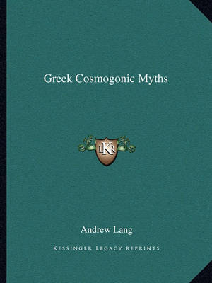 Book cover for Greek Cosmogonic Myths