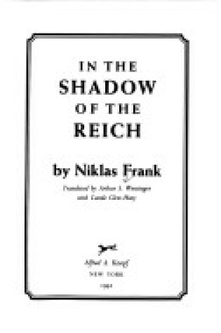 Cover of In the Shadow of the Reich