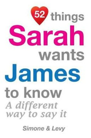 Cover of 52 Things Sarah Wants James To Know