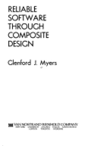 Cover of Reliable Software Through Composite Design