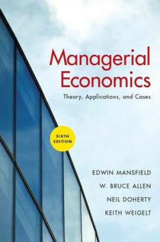 Cover of Managerial Economics, 6e, Part 3