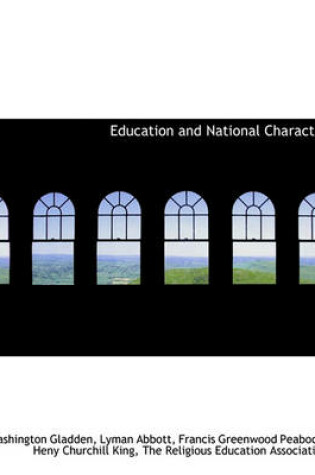 Cover of Education and National Character