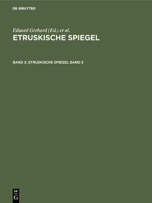 Book cover for Etruskische Spiegel