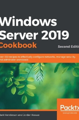 Cover of Windows Server 2019 Cookbook