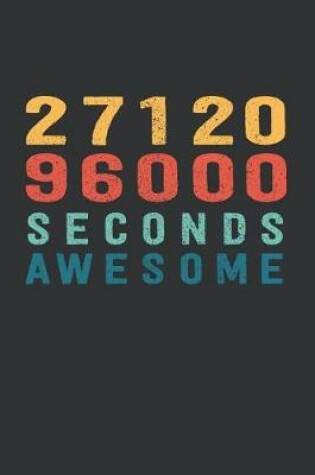 Cover of 2 712 096 000 Seconds Awesome