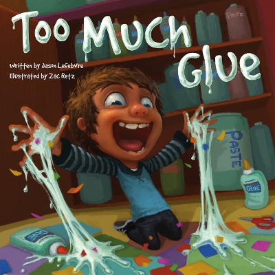 Book cover for Too Much Glue