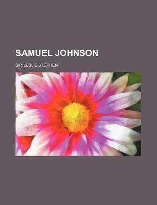 Book cover for Samuel Johnson (Volume 20)