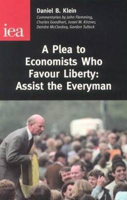 Book cover for A Plea to Economists Who Favour Liberty