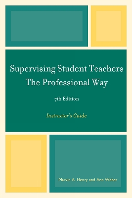 Book cover for Supervising Student Teachers The Professional Way