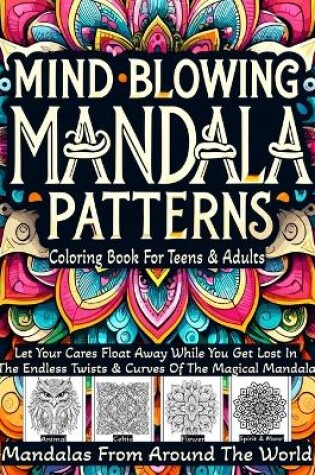 Cover of Mind blowing Mandala patterns coloring book