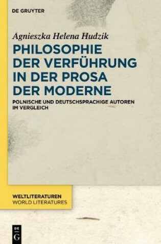 Cover of Philosophie Der Verfuhrung in Der Prosa Der Moderne