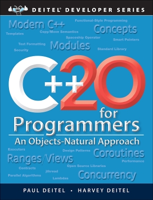 Book cover for C++20 for Programmers
