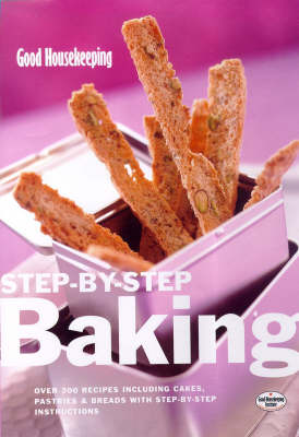 Book cover for "Good Housekeeping" Step-by-step Baking