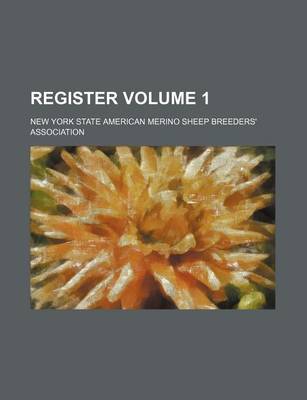 Book cover for Register Volume 1