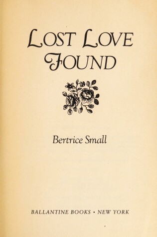 Cover of Love Lost Found