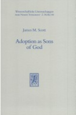 Cover of Adoption as Sons of God