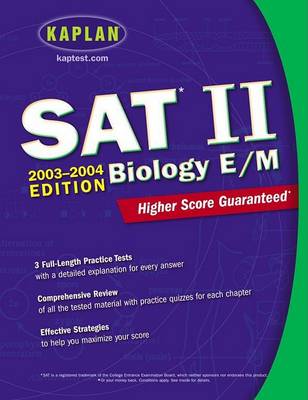 Book cover for Sat II Biology E/m 2003-2004