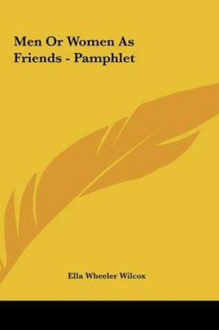 Cover of Men or Women as Friends - Pamphlet