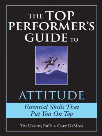 Book cover for The Top Performer's Guide to Attitude