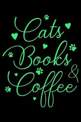 Book cover for Cats, books & coffee